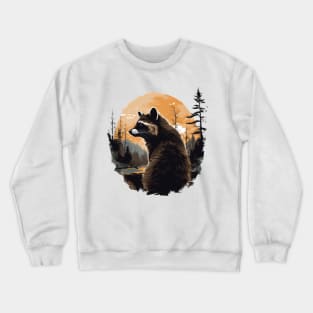 racoon Crewneck Sweatshirt